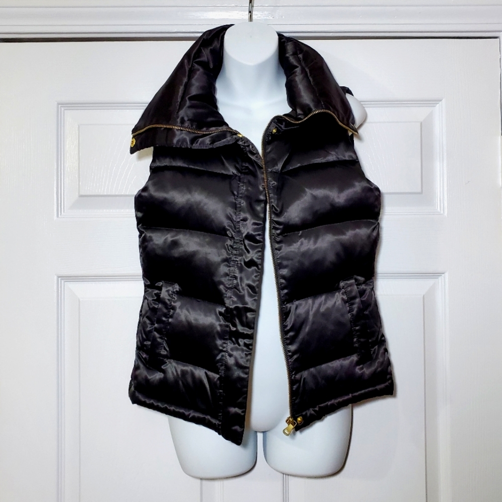Talbots petites down feather quilted vest